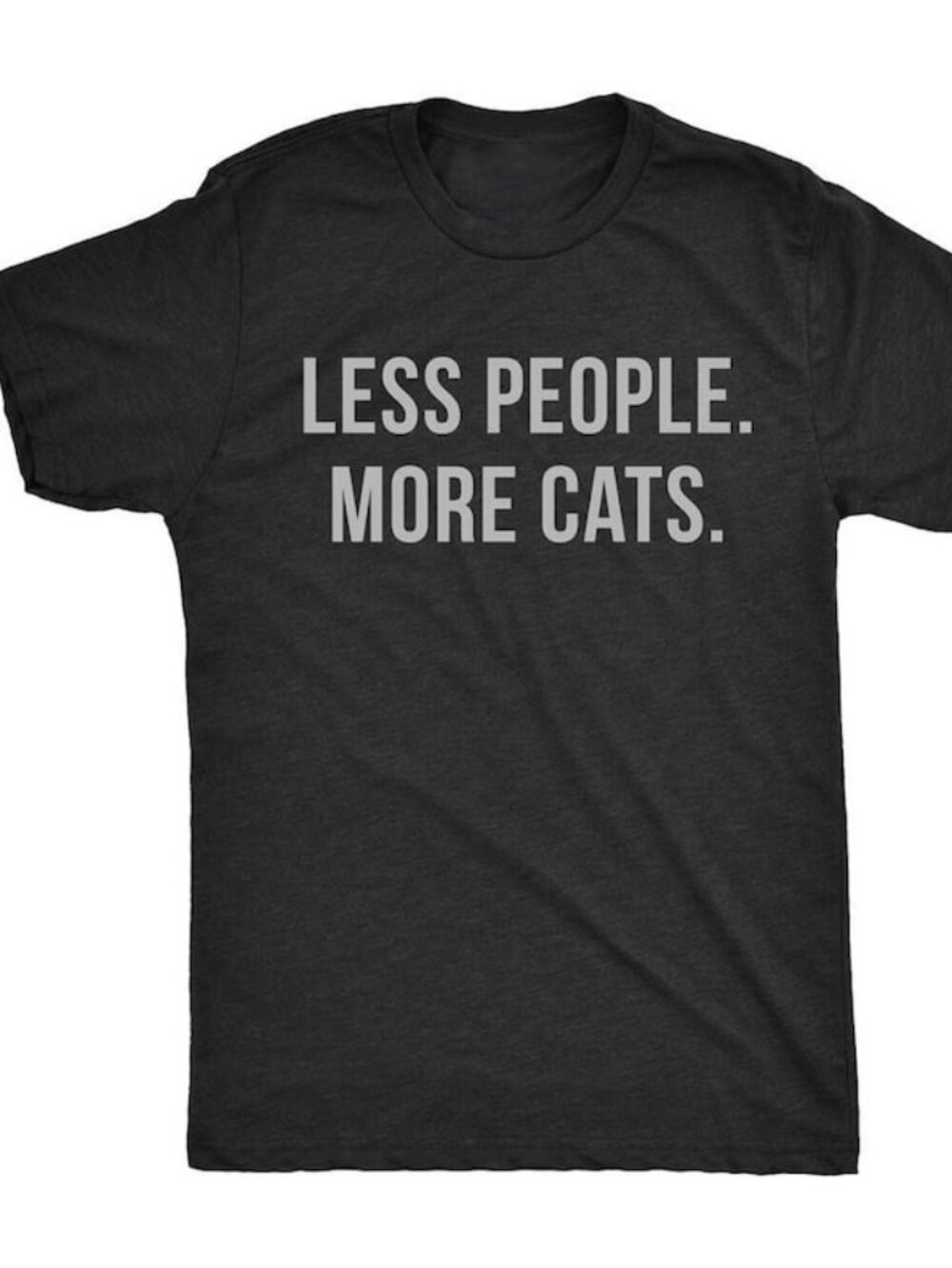Less People More Cats Shirt, Funny Cat Tee, Gift For Cat Lover